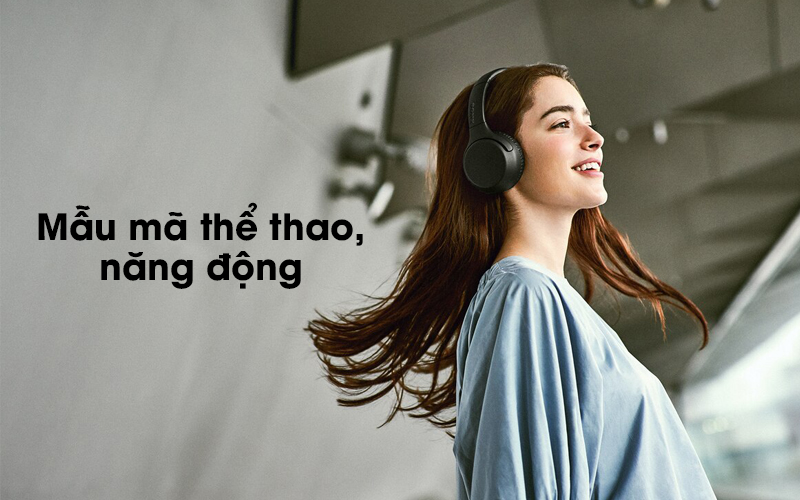 Tai nghe Sony Extra Bass WH-XB700 với thiết kế năng động